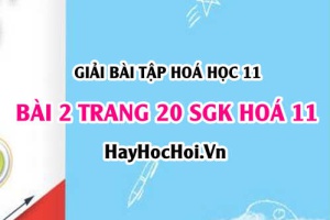 Giải bài 2 trang 20 SGK Hoá 11: Phản ứng trao đổi ion trong dung dịch chất điện li